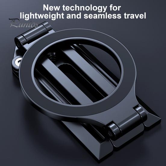 Магнитная подставка для телефона, настольный держатель из алюминиевого сплава для мобильного телефона, видеозаписи, портативный складной штатив для путешествий, регулируемый угол наклона для телефона