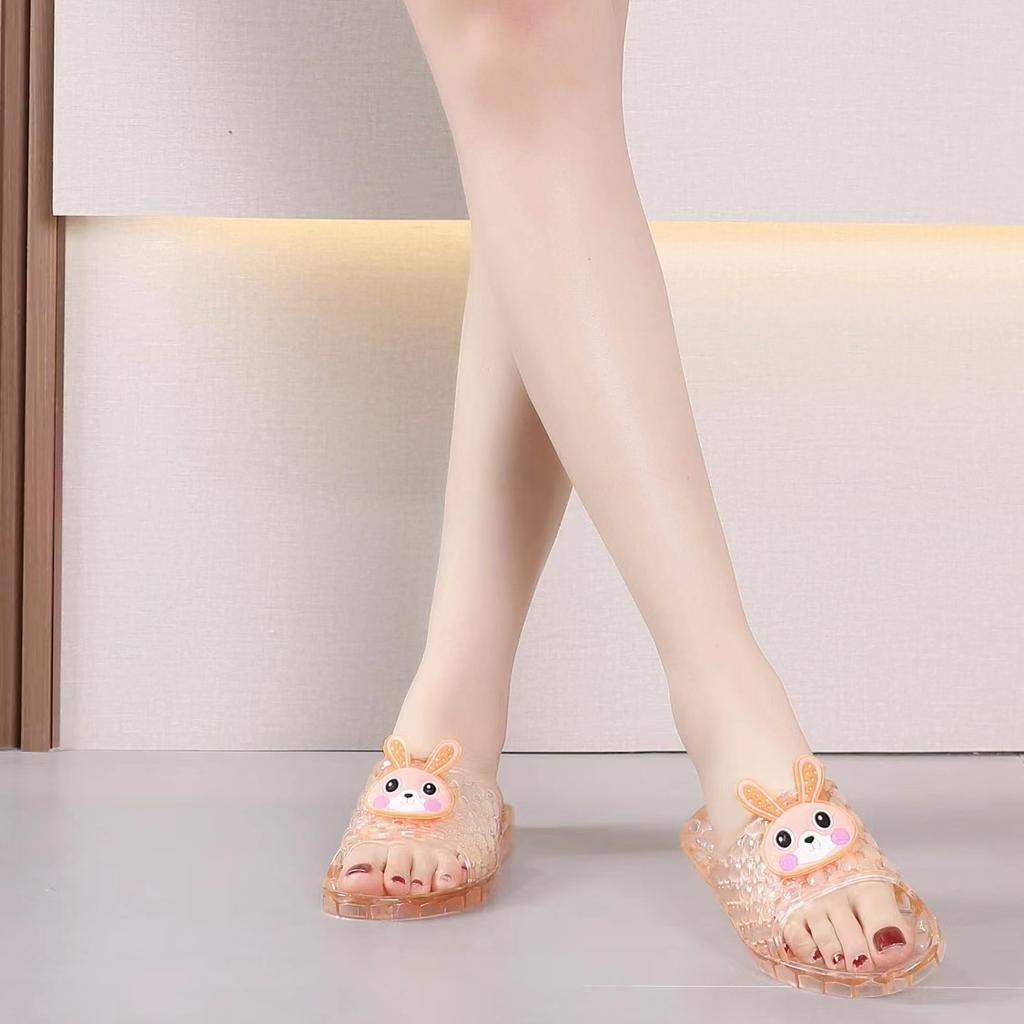 Fashion Slides Transparent Cute Sandals Cartoon Jelly Anime Kawaii Woman Slippers Clear Shoes For Women New Style Premium Sale Eva
