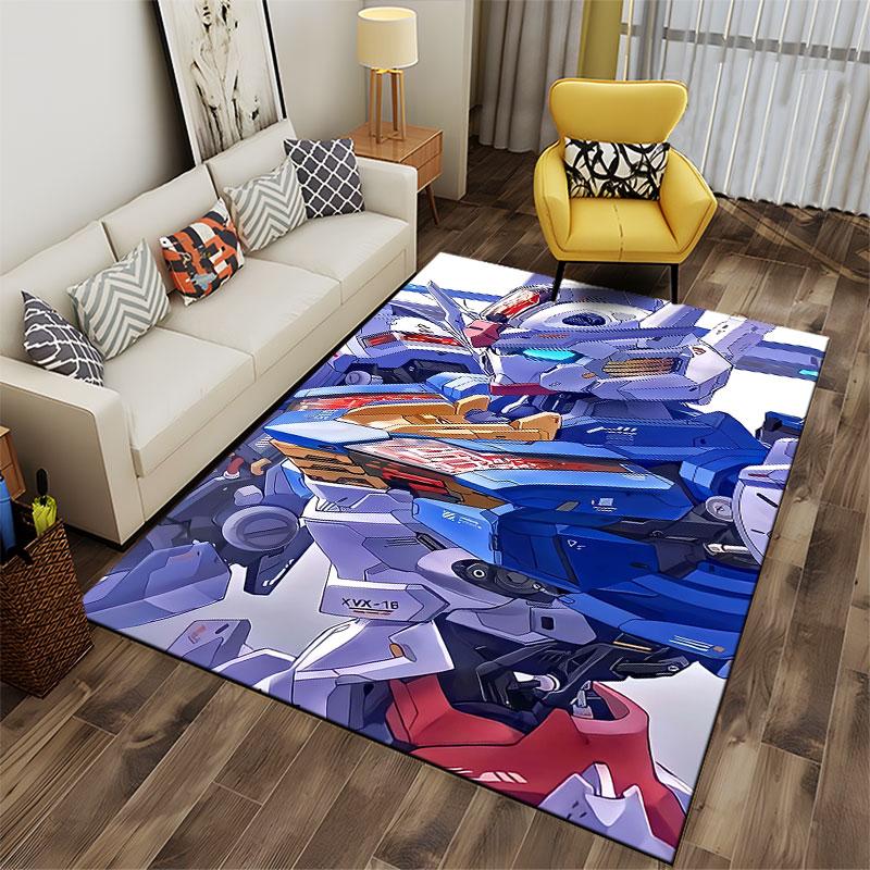 Robot Warrior Mecha Design Carpet suitable as a non-slip mat for the living room or bedroom sofa