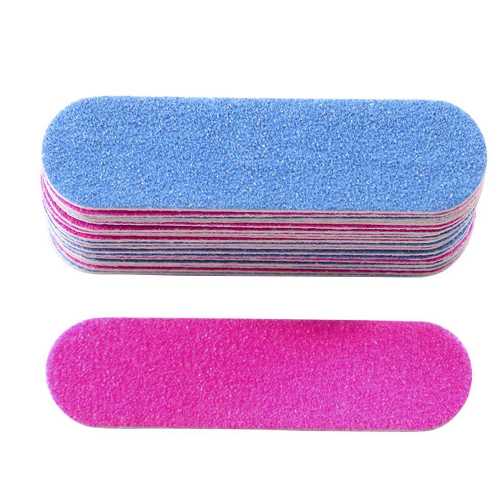 100 pcs Single-use Wood Chip Nail File Blue Veneer File Professional Disposable Nail Files  Women
