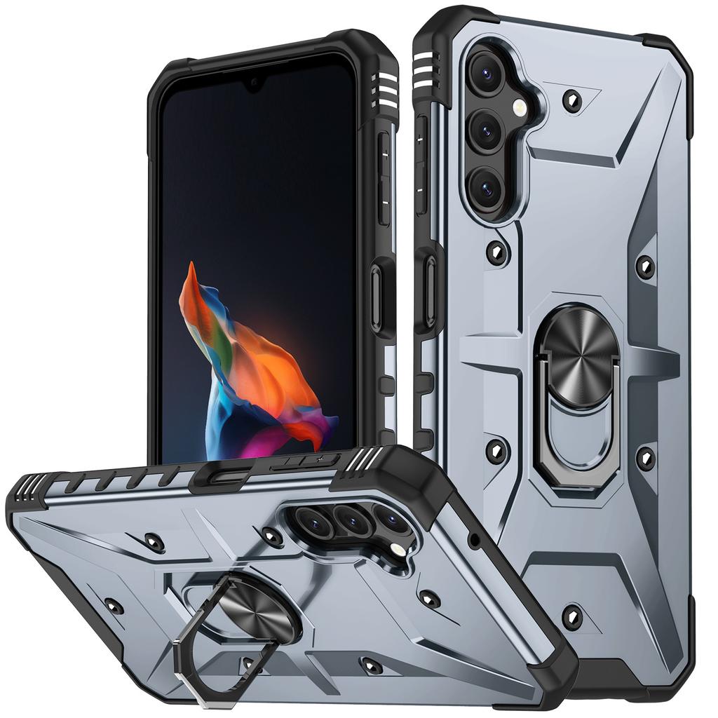 Подходит для чехла для мобильного телефона Samsung S24ultra S23ultra Два в одном S22 Кольцо-подставка A15 Защитный чехол