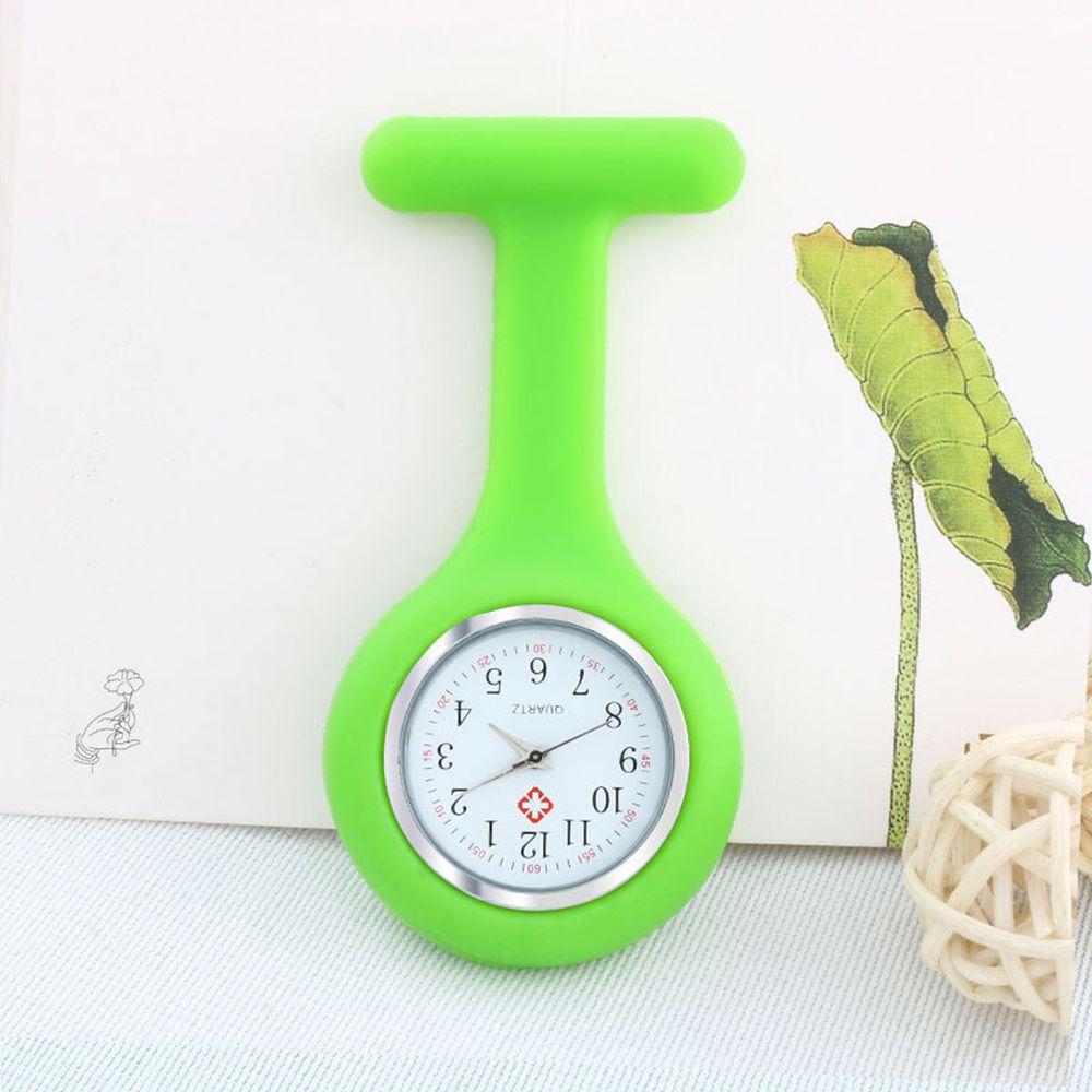 Unisex Silicone Gift Lapel Watches with Second Hand Nursing Fob Clip On Nurse Watch