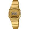 Casio LA670WGA-9 Женские цифровые часы Золотые Новый дизайн Зарубежная модель
