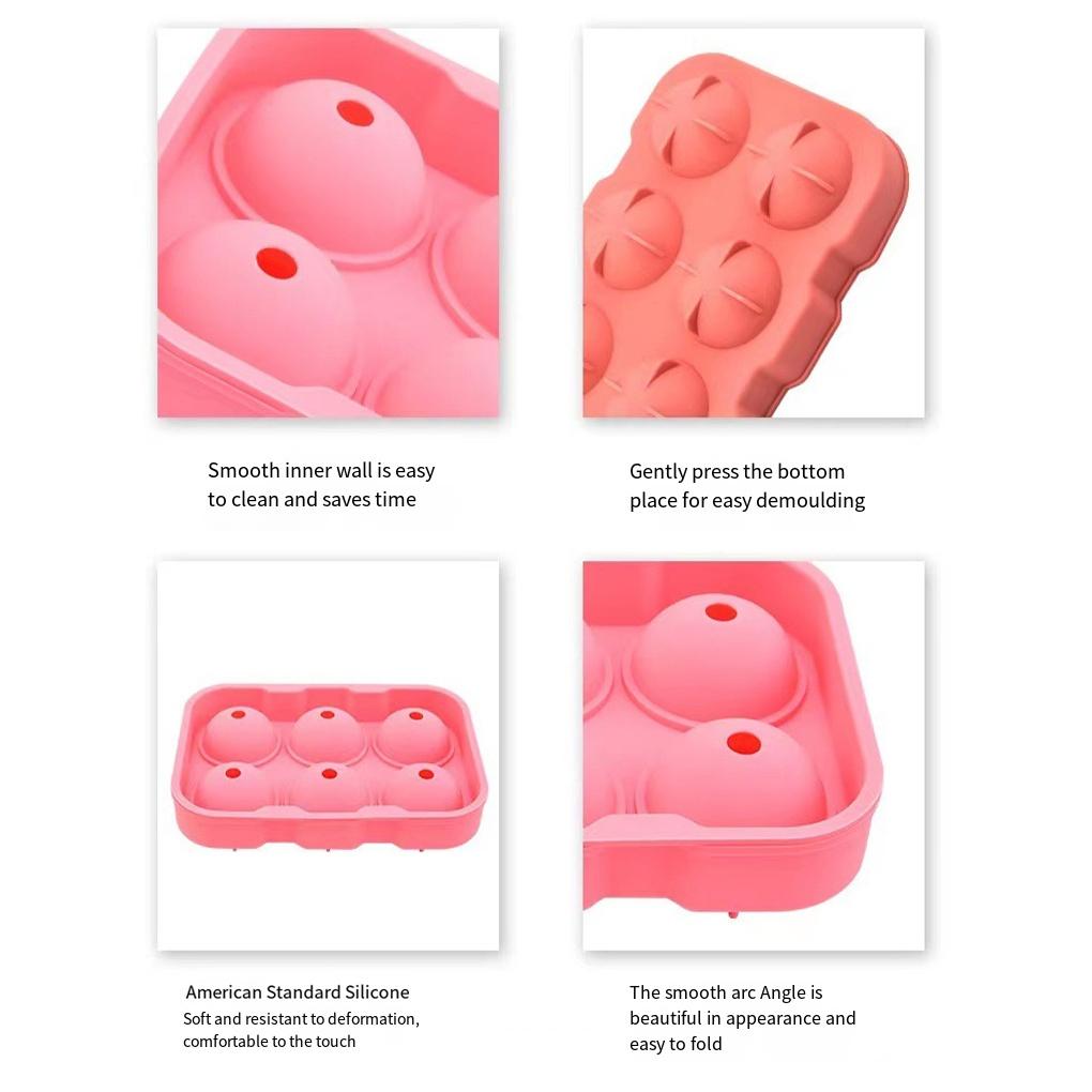 Форма для ледяных шариков, коктейльная, непроливающаяся, лоток для кубиков льда, для домашнего бара, ресторана, форма для шоколада, фестивальная ночная вечеринка