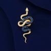 Красная брошь в виде змеи Даджи, высококачественные мужские и женские аксессуары, булавка для костюма, подарок на день рождения в виде змеи со знаком зодиака