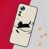 Черные кошки чернила милый питомец ведьма искусство для POCO F5 X3 X5 Pro F3 F4 M5s X4 GT чехол для Xiaomi 13 14 Pro 11T 12T 13T Pro 12 Lite 12X