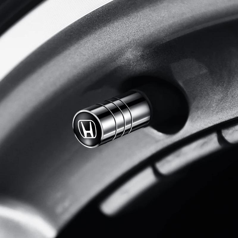 Для Honda Алюминиевый сплав Колпачки для клапанов шин автомобильных дисков Для Honda Civic Fit Jazz Accord Pilot Passport Stepwgn CRV BRV HRV Acc