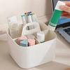 Multi-compartment Split Pen Organiser Plastic Desk Storage Basket  Makeup Brush Storage