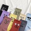 Fashion Woman Socks Cartoon Print Kawaii Cute Socks Casual Unisex Men Women Harajuku Streetwear Hip Hop Skateboard Crew Sock  4839