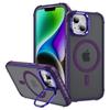 Чехол для iPhone 14/13 с подставкой для объектива, матовая задняя крышка, совместимая с MagSafe