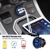 Автомобильное зарядное устройство с двумя USB-портами Quick Charge 3.0, водонепроницаемое, 12 В/24 В, USB-розетка с быстрым зарядным устройством QC3.0, с сенсорным переключателем