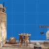 Blue Dots Wallpaper, Soft Forms for Living Room and Bedroom 50x1000