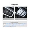 Car Electronic Handbrake P Button AUTO H Sticker For BMW 5 6 X3 2011-2017 Silver