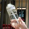 500/650ML Outdoor Travel Sports with Straw Plastic Bottle Multicolor Water Bottle Water Cup