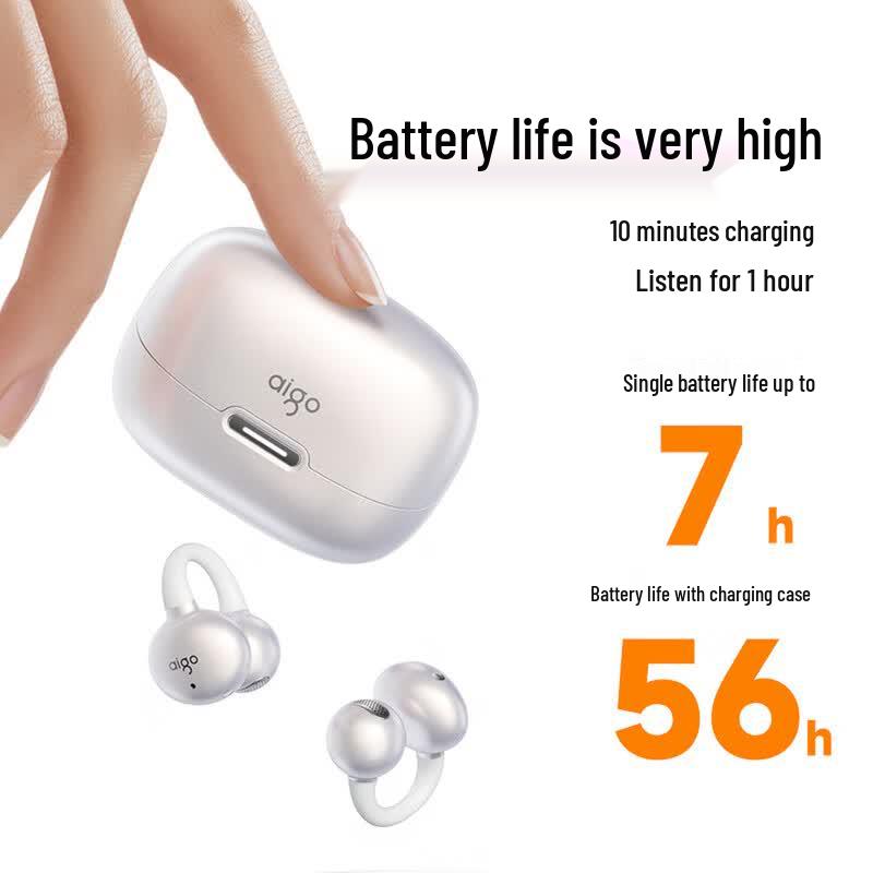Беспроводные Bluetooth-наушники aigo CA05 Plus с креплением-клипсой на ухо (не вкладыши)