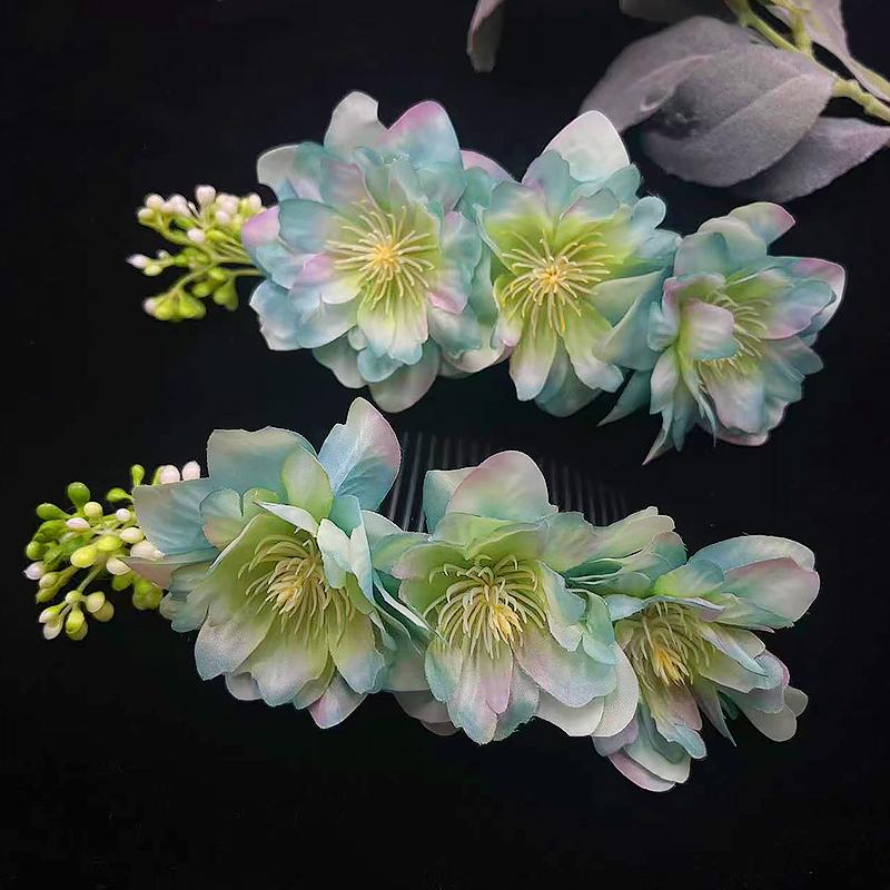 1шт аксессуары для волос боковой цветок цветочный гребень для волос ретро имитация свадебного праздника дизайн