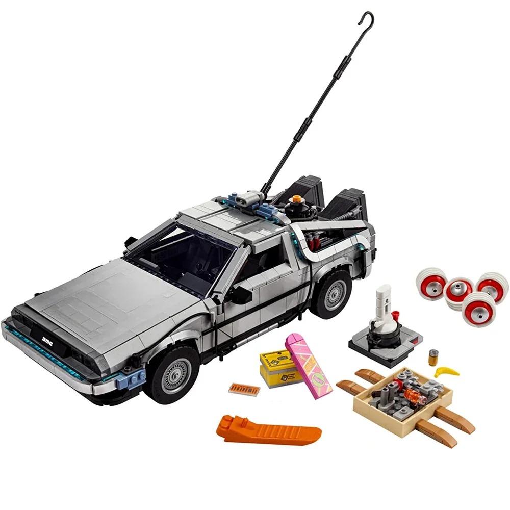 10300 Classic Back To The Future Time Machine Building Block Model Toy Christmas Gift
