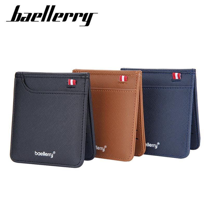 Baellerry Мужской держатель для карт, модный винтажный дизайн, держатели для визитных карточек, зажимы для денег GZW