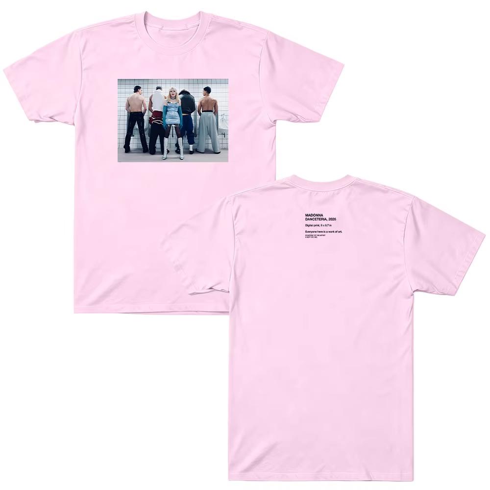 Bathroom Group Portrait Front & Back Print T-shirt Men Women Trendy Hip Hop Streetwear T-shirt Breathable and Comfortable Clothes