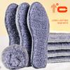 Fleece Insoles Soft Plush Thermal Shoe Inserts for Men & Women, Cut-to-Fit Winter Warmth, Unisex Sizes 35-45,Cozy Insole Design