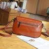 Small Square Bag Genuine Leather Crossbody Bag for Women's 2024 New Wide Shoulder Strap Genuine Leather Commuting Shoulder Bag