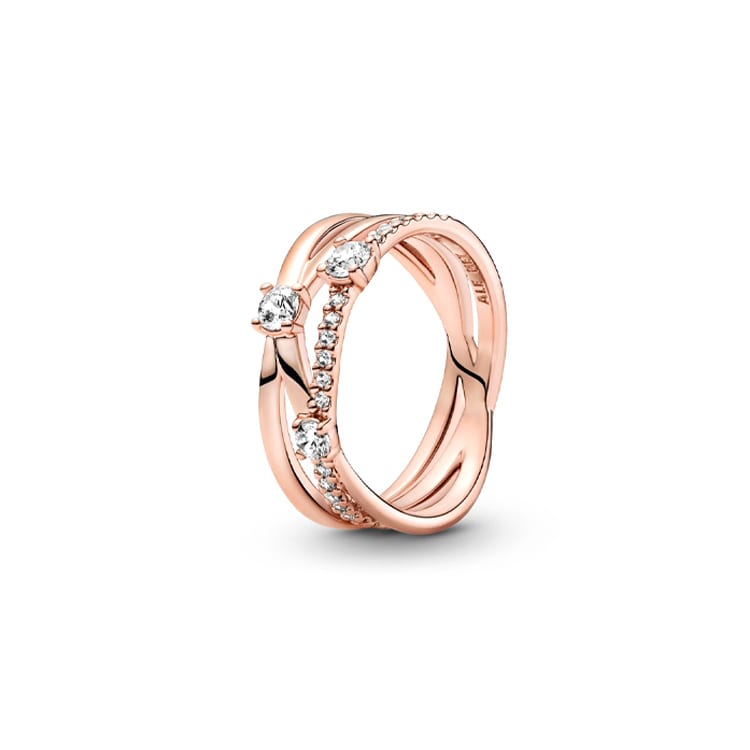 Pandora Rhinestone Rings Women's 189400C01