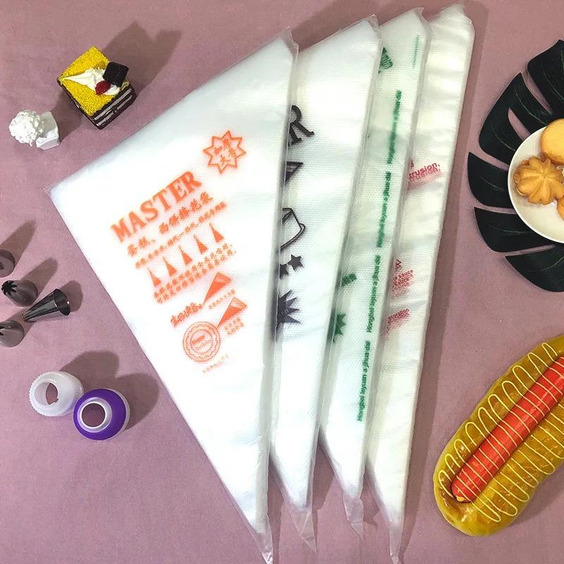 50 шт. Толстые одноразовые кондитерские мешки DIY Мешок для крема для украшения торта для помадки, глазури, кексов, печенья, товары для выпечки