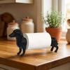 Freestanding Dachshund Paper Towel Holder 3D Printed Animal Shape Roll Holder  Kitchen Countertop