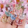 10Pcs Home Decor Luminous Mini Fine Sparkling Ducks Moss Microlandscape Miniature Duck Figurines Fairy Garden Accessories