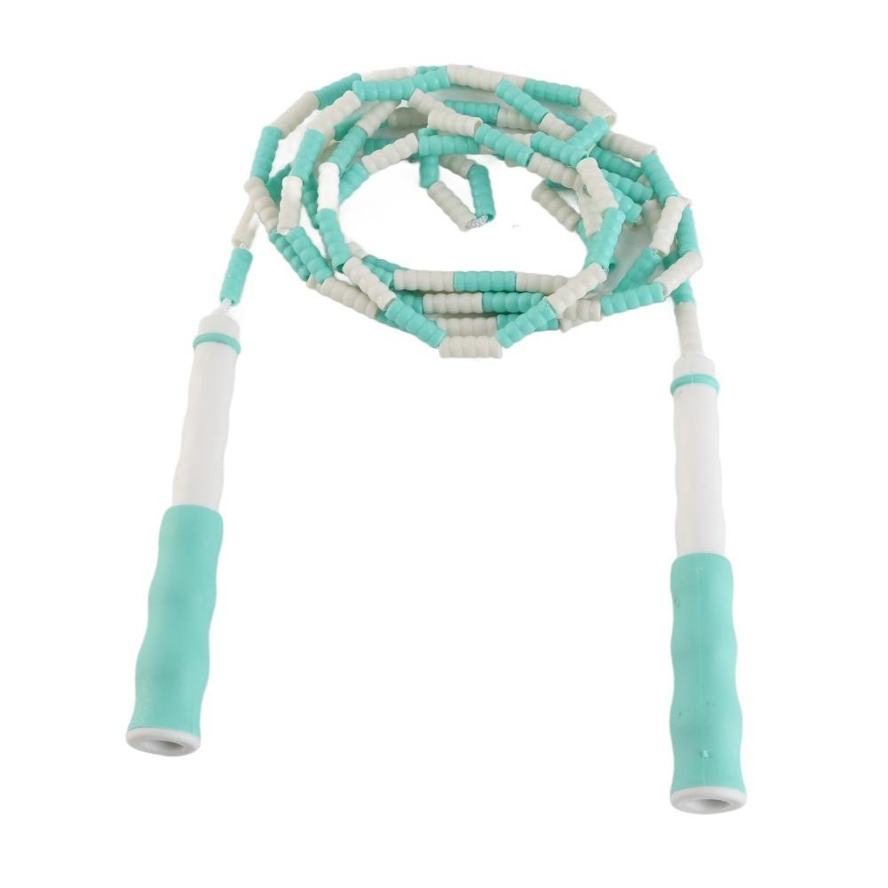 Soft Beaded Beaded Jump Rope Anti-Slip Handle Skipping Rope Adjustable Jump Rope Exercise
