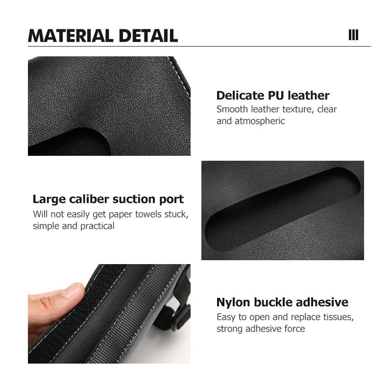 Car Tissue Box Seat Back Sunshade Hanging Tissue-Bag Buckle Strap For Opel Insignia Corsa Zafira Mokka Grandland MOVANO Ampera KC5