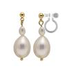 Серьги из пресноводного жемчуга, подвески, натуральный материал, настоящие серьги, подходят для людей с аллергией на металл, не вызывают боли, для торжественных случаев, камень июня