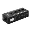Профессиональный 4-портовый XLR-конвертер по Ethernet для передачи звука без шума Аудио-удлинитель