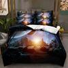 Fashion Technology Printing, 3D Digital Printing, Bedding, Duvet Covers, Pillowcases, Three-piece Sets