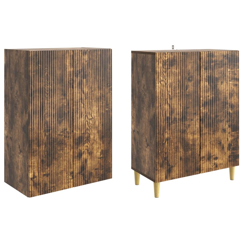 Cabinet Set 2 pcs 66 x 34.5 x 90 cm Particleboard