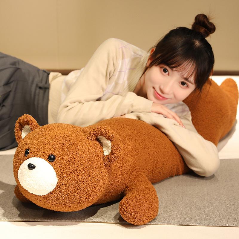 Мягкая кукла Kawaii, лежащая плюшевая свинка, кролик, игрушка, животное, мягкая плюшевая подушка для детей, мягкий медведь, детский утешительный подарок на день рождения