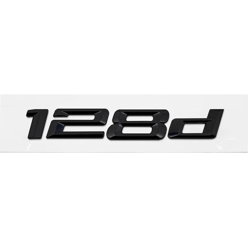 ABS Car Rear Trunk Letters Logo Badge Emblem Sticker For BMW 1 Series 116d 118d 120d 125d 130d 135d 140d E81 E82 E87 E88 F20 F21