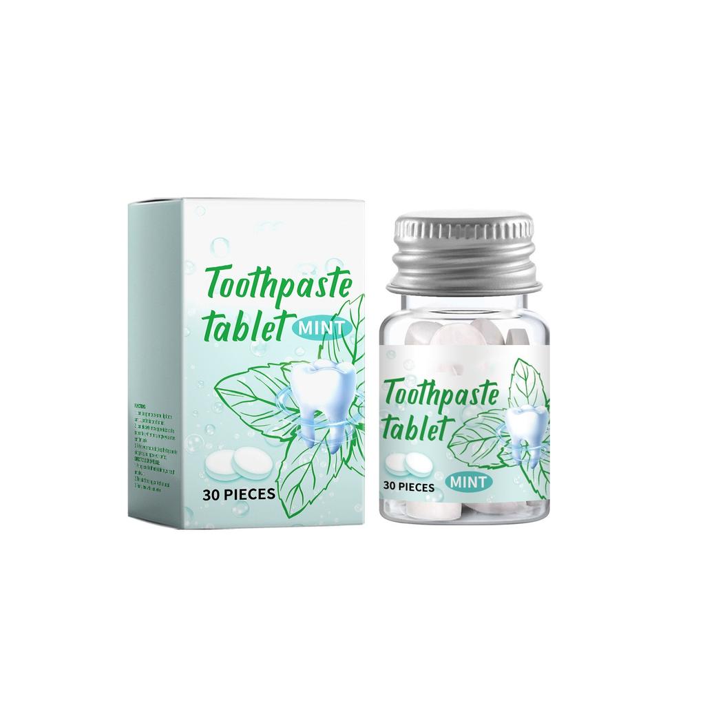 Твердые таблетки зубной пасты для глубокой очистки зубов, ухода за полостью рта, желтых зубов, грязи, очищения, портативные таблетки зубной пасты