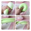 4 PCS Colorful Dumpling Stress Balls Fidget Sensory Toy,Squeeze Dough Ball Stress Relief Hand Toy,Bun