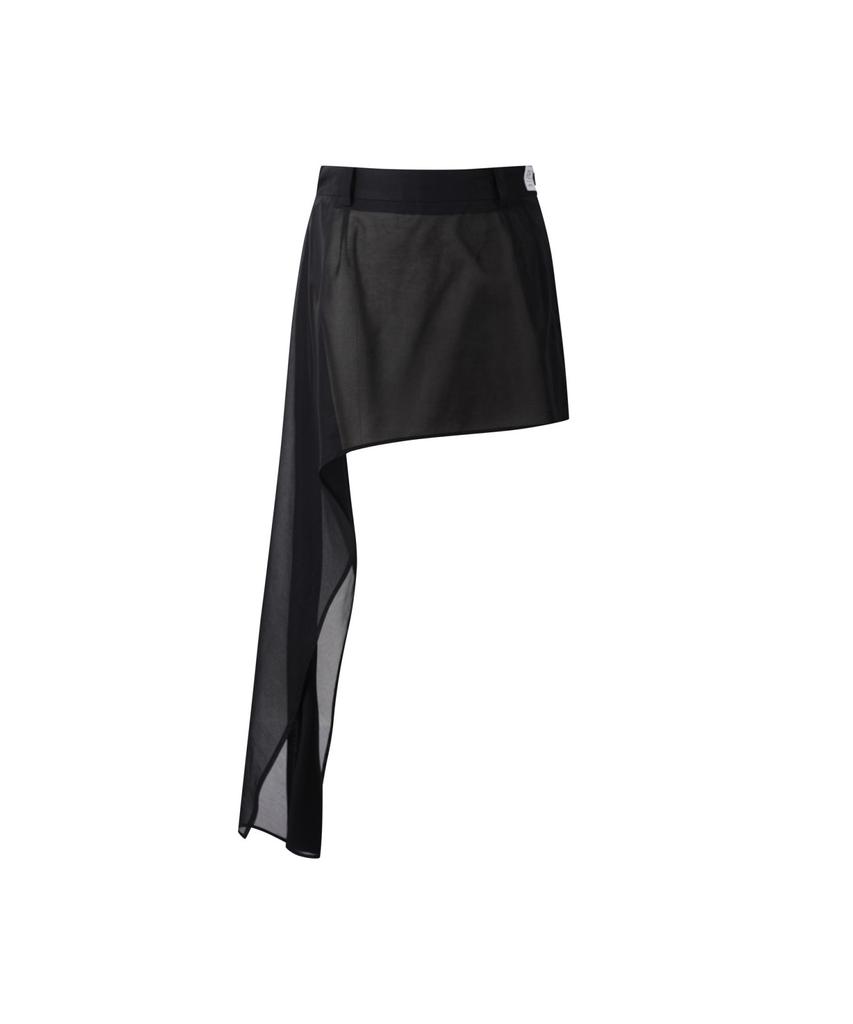 Recorde Asymmetric Draped Skirt_Rqkam25548Otx