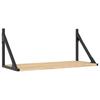 Wall Shelves 2 pcs Sonoma Oak 60 x 25 x 25.5 cm engineered wood