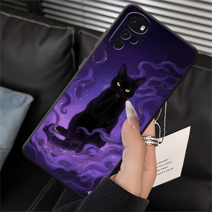 Atmosphere Cat Case for Motorola Moto G22 Edge40 G32 G60s Edge 20 Pro 30 Lite G51 G73 G71 G53 G30 G50 G52 Phone Cover