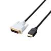 ELECOM ELECOM HDMI-DVI кабель-переходник 1,5 м черный CAC-HTD15BK