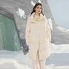 ELLE Simple Comfortable Fashion Casual Basic Loose Down Jacket Women outerwear EY52592
