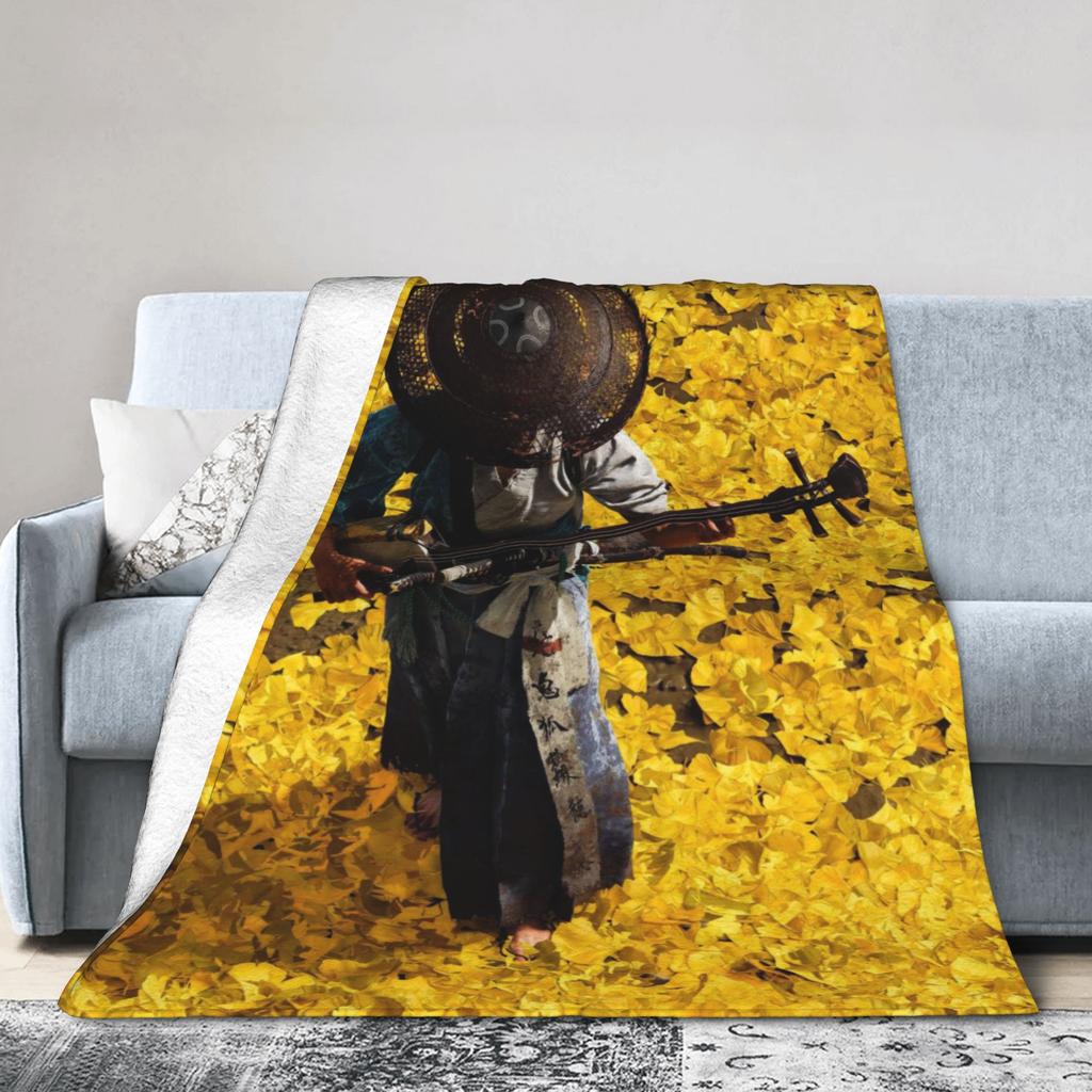 Теплые ОдеялаДетские Взрослые Декоративные Призрак Йотей 2025 Игровое Плед Фланелевое Покрывало Для Домашнего Декора Узор Чехол На Диван