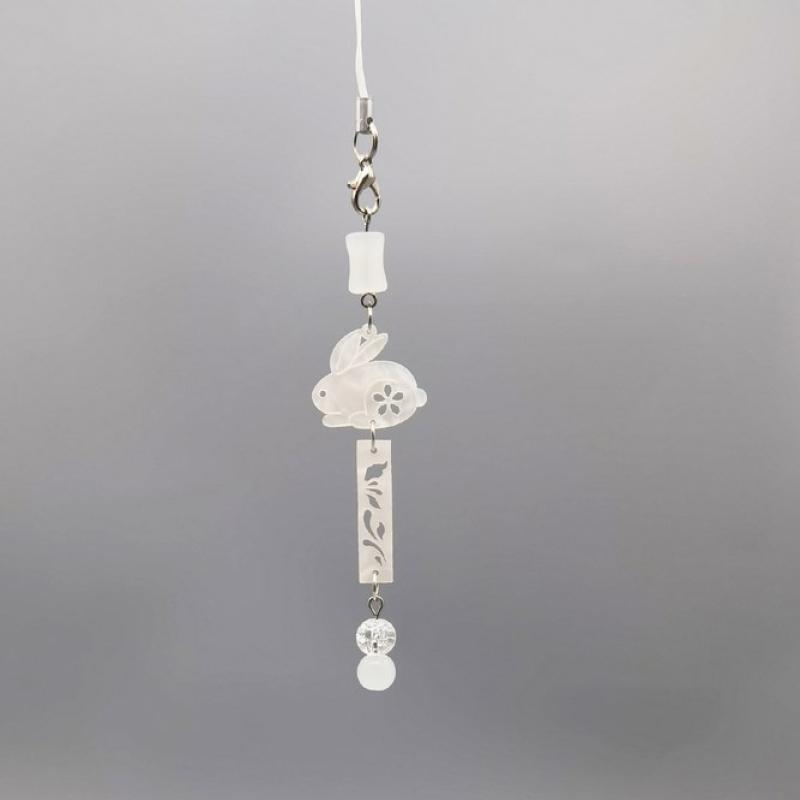 Милые аниме бусины подвески для телефона ремешок шнурок кавайный кролик брелок кулон для iPhone книги аксессуары для камеры мини чернила Корея