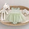 Summer Baby Girl Sleeveless Mesh Romper Princess Crawl Dress