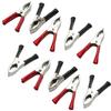 10PCS 30A75MM Crocodile For Alligator Clips Car Van Battery Test  Insulated Test