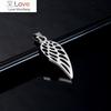 10 шт. / Лот Подвеска в виде крыла из нержавеющей стали для изготовления ожерелья для женщин и мужчин, подвеска Diy, ювелирные аксессуары оптом