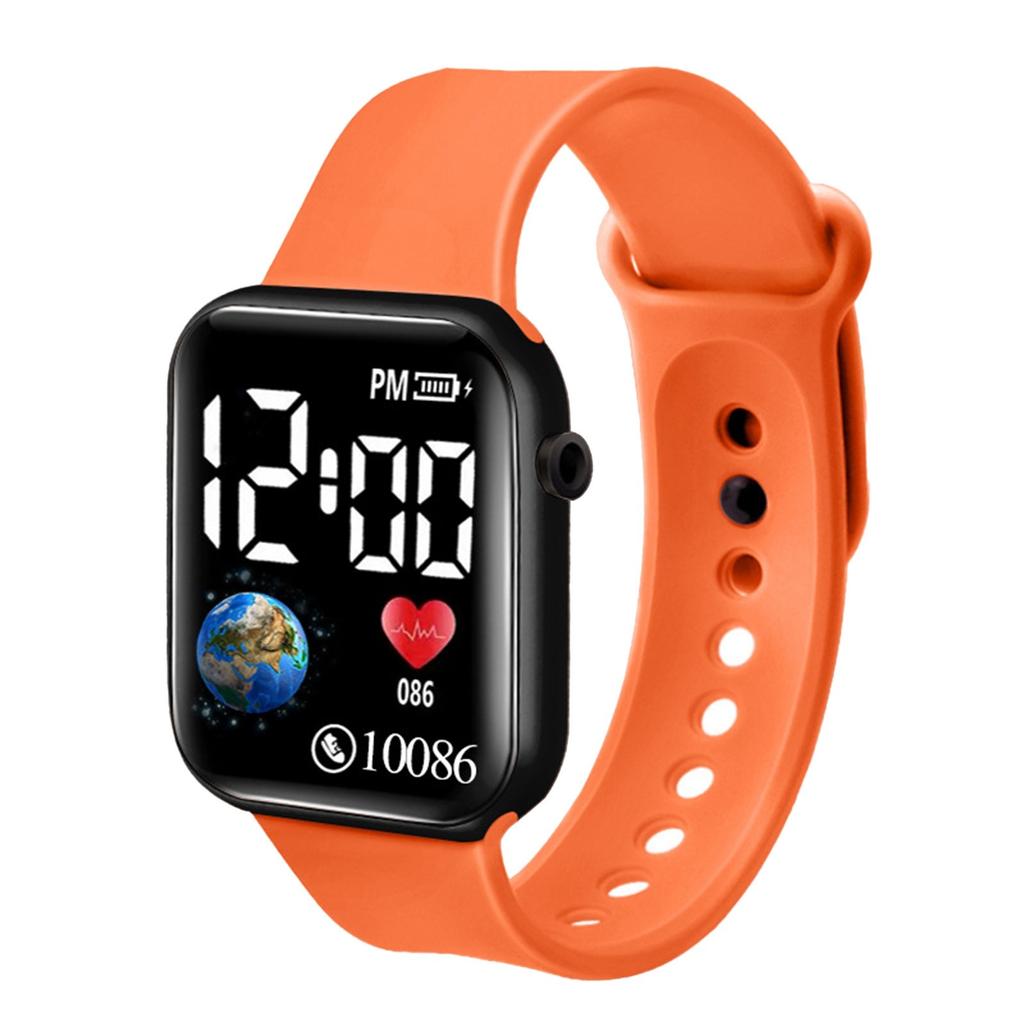 Kids Sports Watch Luminous Precision Silicone LED Digital Display Watch Multifunctional Digital